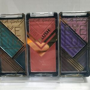 3 x LA Girl Eye Lux Eyeshadow Pallete #GES484, GES472, GBL494